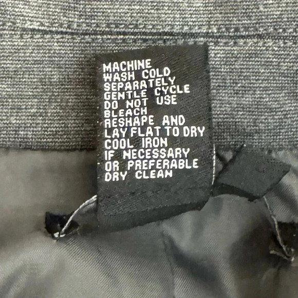 Sandro Sportswear Ruffle Jacket Coat Pockets Gray Belt Tie EUC - Picture 7 of 7